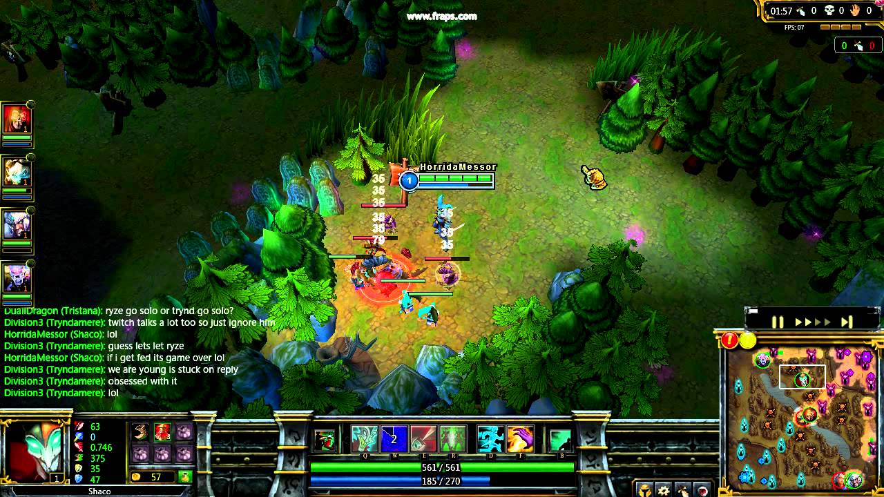 Shaco tutorial 1 Red Buff level 1