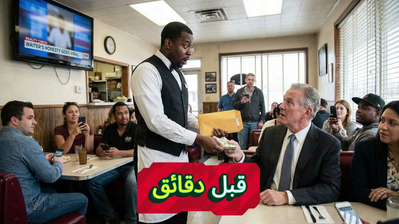 ملياردير ينسى 1000 دولار على الطاولة بالخطأ — وما فعله نادل فقير بعدها أدهش الجميع