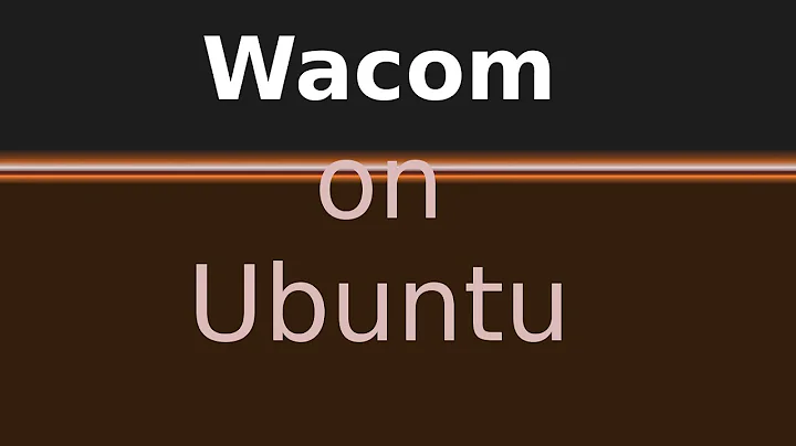 Wacom on ubuntu: How to run your tablet on Ubuntu and Ubuntu LiveUSB - Wacom One