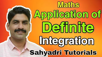 Application of Definite Integration | Maths | HSC 2022 | Sahyadri Tutorials
