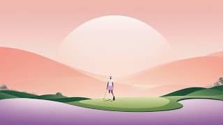 Abstract Golf Course Art with Breezy Bossa Nova Jazz