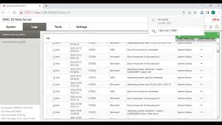 19.iRMC S6 Web畫面操作說明