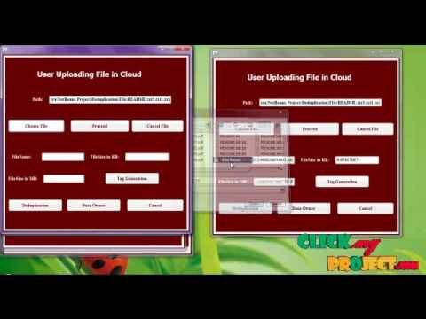 Secure Distributed Deduplication Systems with Improved Reliability | Final Year Projects 2016