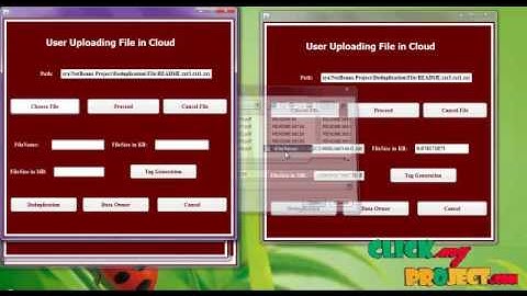 Secure Distributed Deduplication Systems with Improved Reliability | Final Year Projects 2016