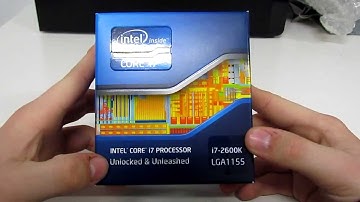 #0013 - Intel Core i7 2600K LGA1155 Sandybridge - Unboxing