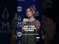 ​ ⁨Tenille Arts⁩ shares her honest thoughts on an apology bouquet | CMA Awards Backstage