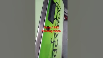 Sugarcane 304 cart machine packing video serial number 1942