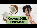 DIY Homemade Coconut Milk Hair Mask | Hair Growth | DIY Deep Conditioner