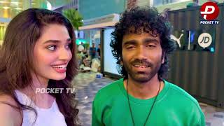 Krithi Shetty And Pradeep Ranganathan Making Fun At Movie Shooting Dragon
