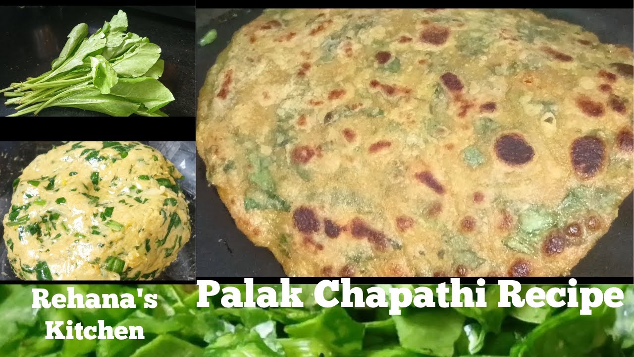 Palak Chapathi Recipe | Healthy Chapathi Recipe.#palakchapathi # ...
