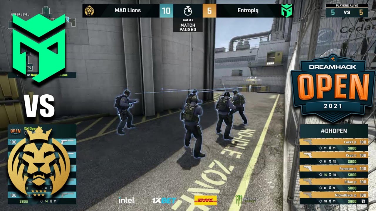 ПЕРНЫЙ МАТЧ  Entropiq vs MAD Lions | Dreamhack Open November 2021 Closed Qualifier