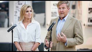 King Willem-Alexander and Queen Maxima talk about their visit to US President Donald Trump