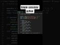 Simple calculator in python. Day 9 of learning python. #coding #learnpython #codeswiftz