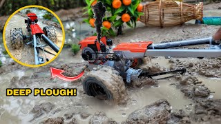 Amazing Mini Tractor Mud Farming Video