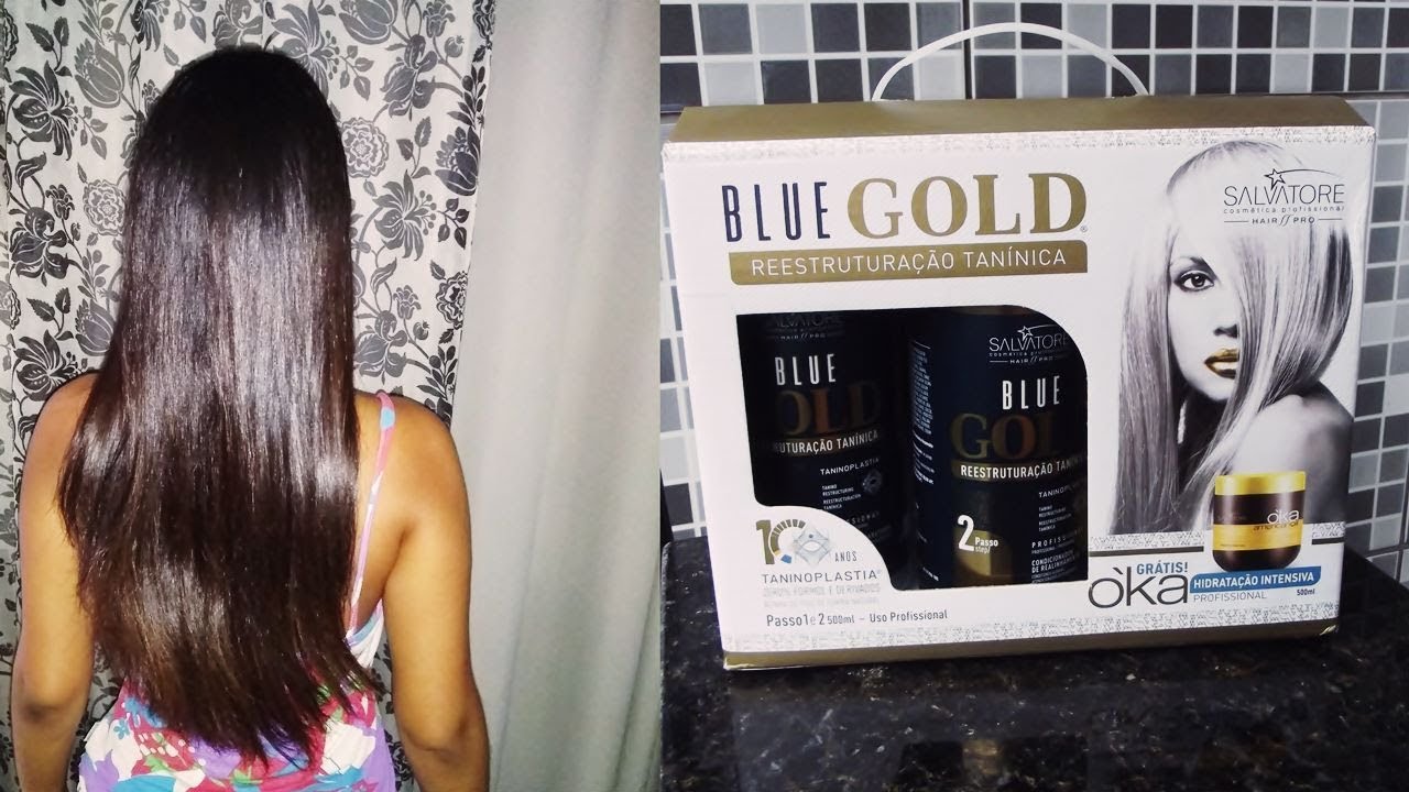 Progressiva Salvatore Blue Gold | Reestruturação Tanínica | Sem Formol