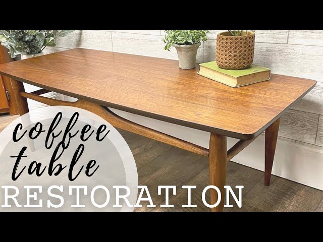 Refinishing a Coffee Table - The Craftsman Blog