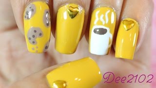 Cookies and Hot Cocoa Nails | Dee2102
