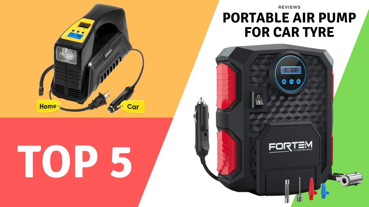The Top 5 Best Portable Air Pump For Car Tyre Reviews 2019 YouTube