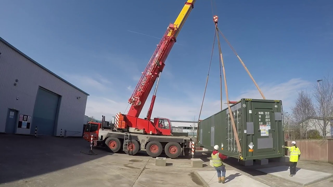 Install of an energy storage system - time lapse - YouTube