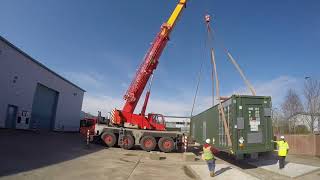 Install of an energy storage system - time lapse