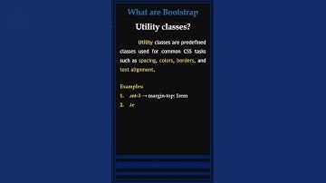 What Are Bootstrap Utility Classes? | Quick Guide for Beginners #bootstrap