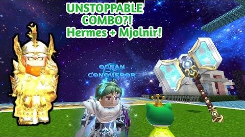 Best Combo Ever?! Hermes + Mjolnir is INSANE!in Skyblock blockmango
