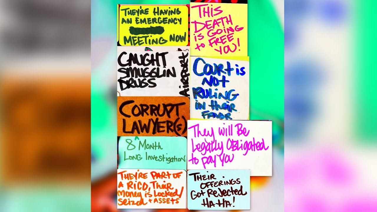 EMERGENCY MEETING,THIS DEATH IS GOING TO FREE U,RICO CASE,CAUGHT AT AIRPORT,OBLIGATED TO PAY U &MORE