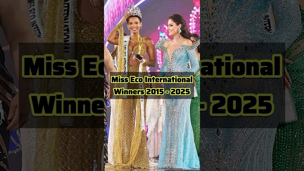 Miss Eco International winners 