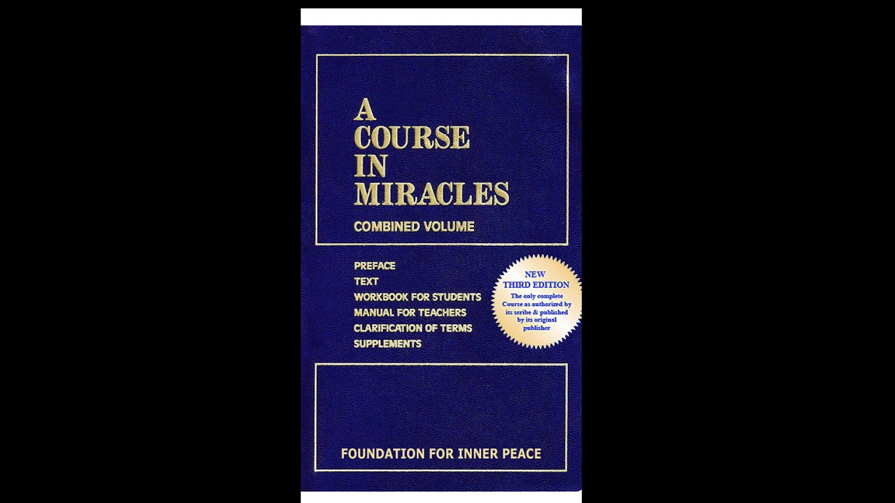 A Course In Miracles (ACIM) Lesson 1: Workbook for Students - YouTube