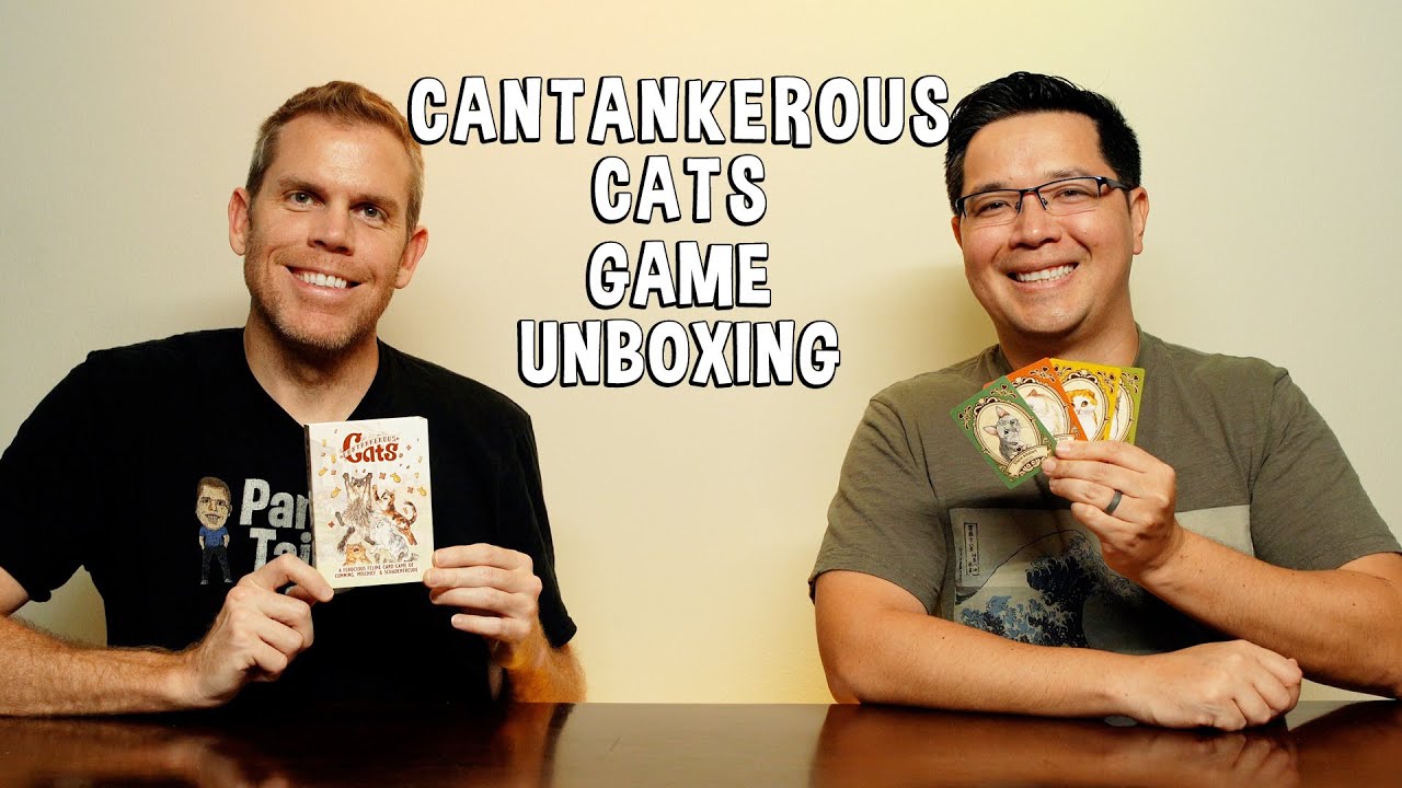 Распаковка игры Cantarkous Cats - Take That Card Game