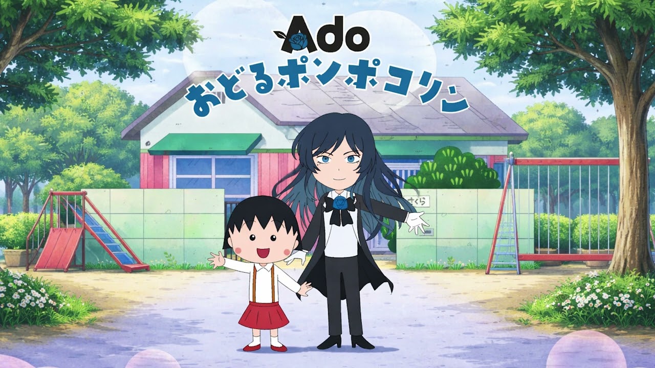 Odoru Ponpokorin (Eurobeat Version) by Ado | Chibi Maruko-chan