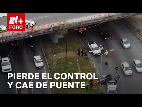 Auto cae de puente sobre dos vehículos, en Monterrey - Expreso de la ...
