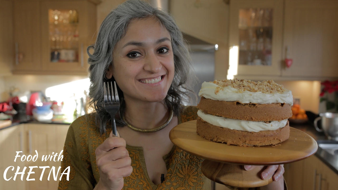 How To Make Coffee And Walnut Cake Food With Chetna Youtube