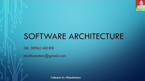 Software Architecture and Design Patterns - Architectural styles