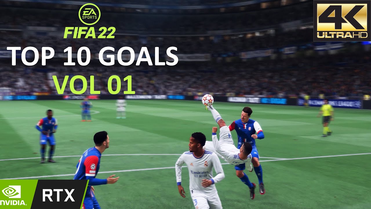 FIFA 22 TOP 10 GOALS VOL 01 | Best Goals Compilation 4k 60fps Gameplay
