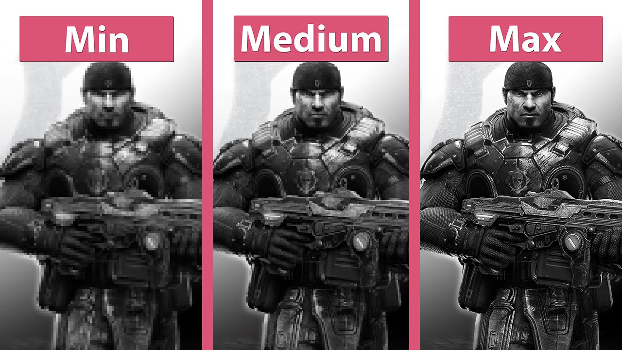 Gears of War – Original vs. Ultimate Edition Screenshots Graphics  Comparison [60fps][FullHD] 