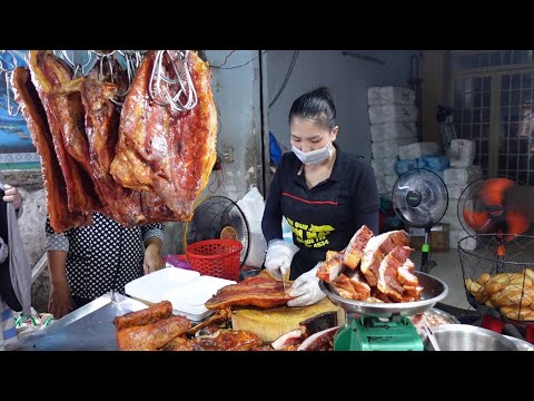 Vỡ trận hàng heo quay nổi tiếng bậc nhất Sài Gòn con dâu bà trùm Kim Mai chặt heo quay cực sung