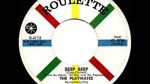 1958 HITS ARCHIVE: Beep Beep - Playmates (hit 45 single version)