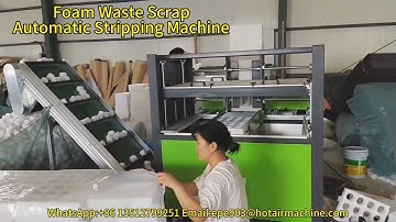 Foam Waste Scrap Automatic Stripping Machine | Removing Machine