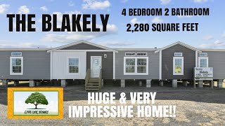 THE BLAKELY BY LIVE OAK HOMES 4 BEDROOM 2 BATHROOM 2,280 SQUARE FEET. ''SUBSCRIBER SHOUT OUT''!!