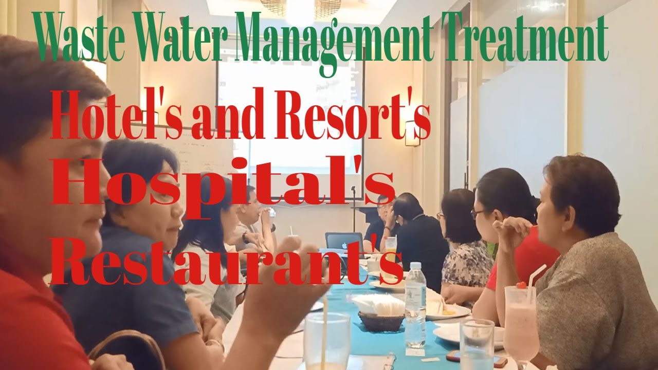 Waste Water Treatment Conference Tacloban City YouTube
