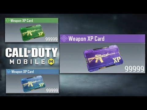 How To Get Weapon XP Cards In Call of Duty Mobile