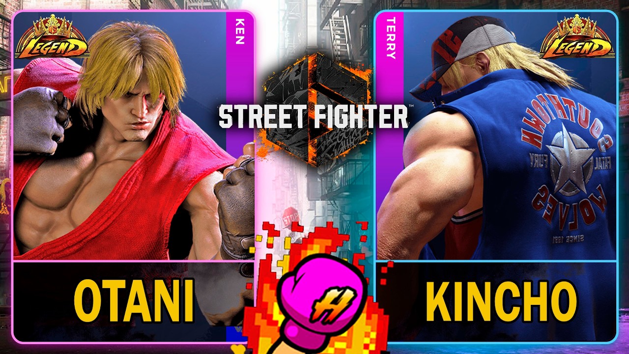 スト6 🥊Otani (ケン / KEN) VS Kincho (テリー / TERRY)🥊ストリート