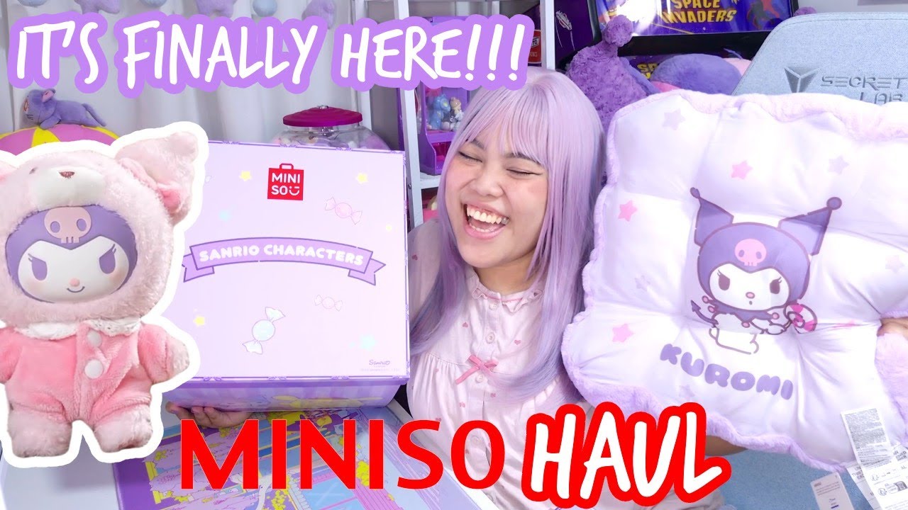 FINALLY IT’S HERE! Kuromi sanrio shopping!! Miniso Haul Philippines