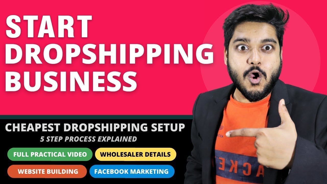 Cheapest Dropshipping Business Setup in India | for Beginners | Complete Tutorial with LIVE DEMO