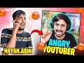 Angry youtuber come in my opponent cs vs with rg gamer squad  garena free fire