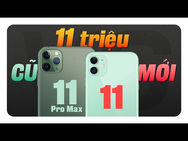 11 triệu thì chọn iPhone 11 mới hay iPhone 11 Pro Max cũ?