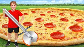 Giant vs. Small Food Cooking Challenge! Part 2