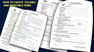 How to create fillable form in InDesign ।। Fillable PDF form kaise Banayen