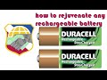 how to fix a dead rechargeable battery - revive restore rejuvenate jump start any damaged batteries